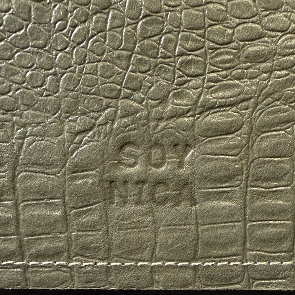 Soy Nica Embossed Gray Crossbody Bag - Picture 2 of 9